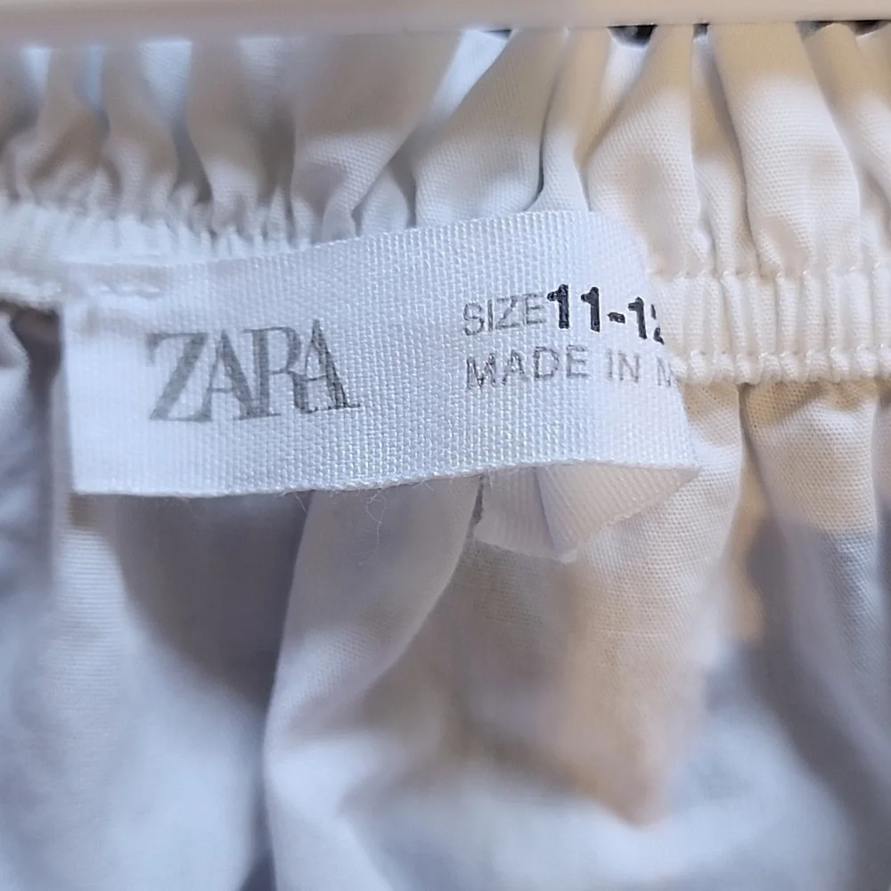 white Zara top for girls